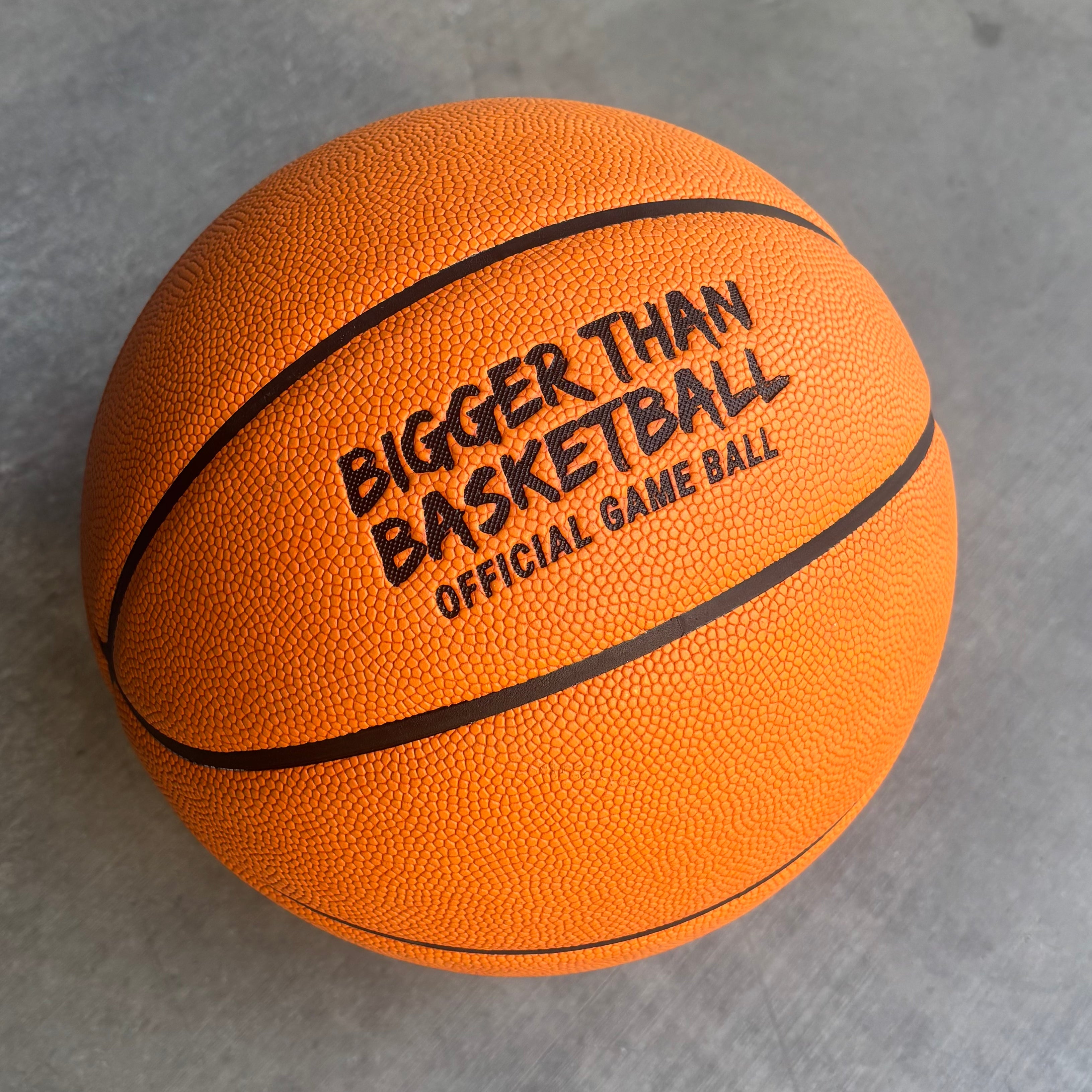Bigger Than Basketball Official Game Basketball — construction detail