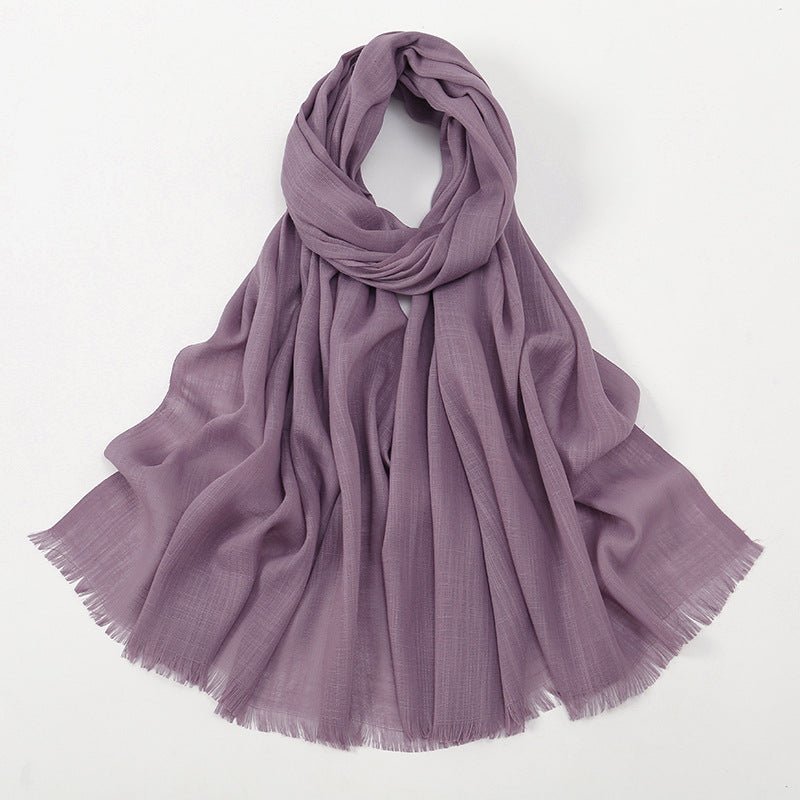 Bamboo Cotton Hijab Scarf(MH208)