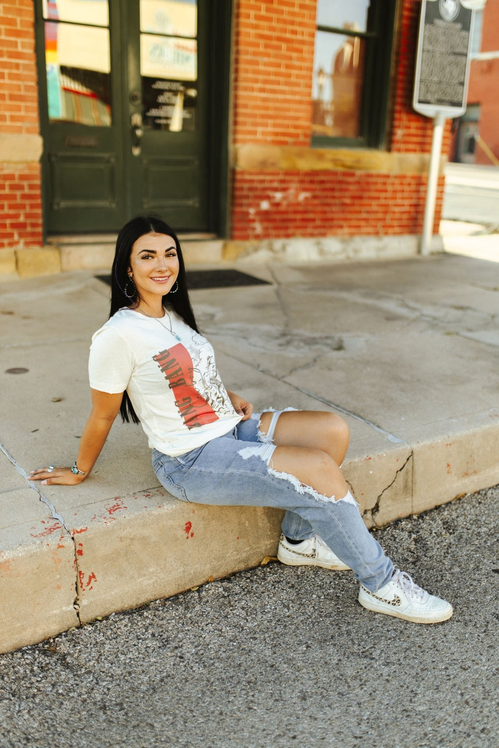 Wild Junkie Bang Bang Cowboy Graphic Tee — lifestyle context