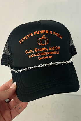 Barbed Wire Hat Chain (no hat included)