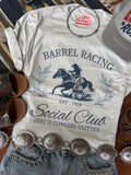 Wild Junkie Barrel Racing Social Club Graphic Tee — main product shot