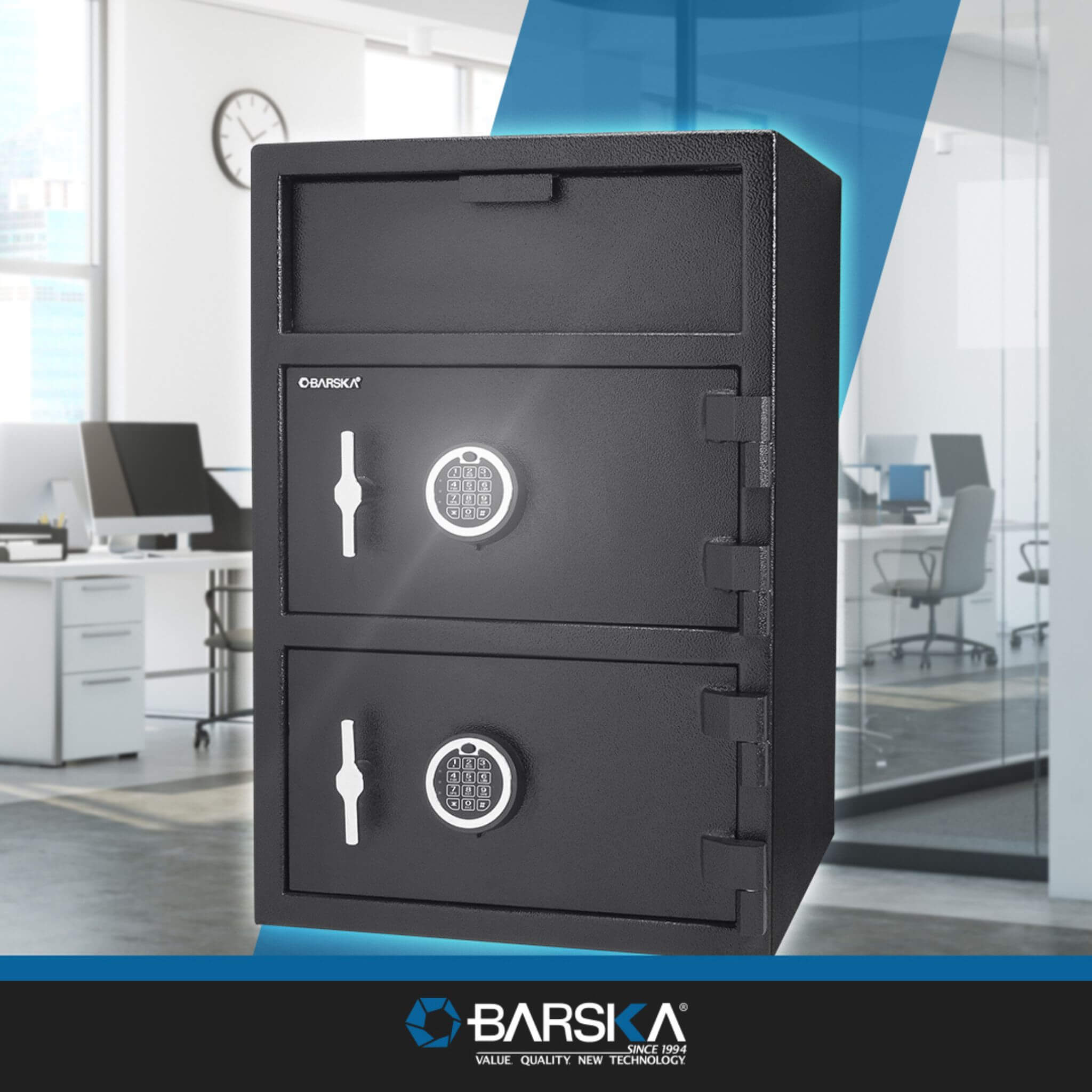 Barska 1.60 CF Digital Depository Dual Compartment Security Safe (SAK76021) – SAKSBY WHOLESALE, view 8