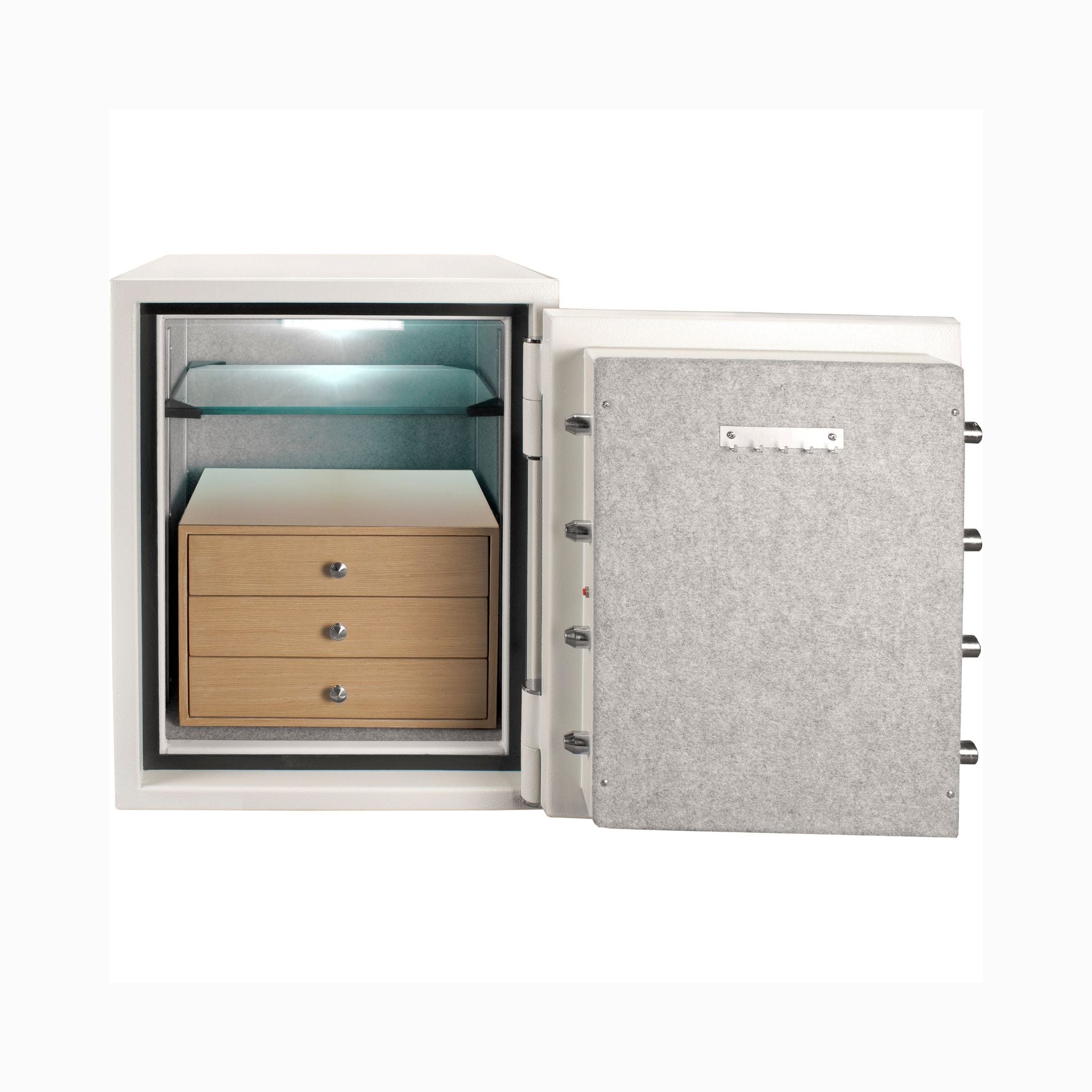 Barska 2.75 CF White Fireproof Jewelry Safe With Jewelry Storage Drawer (SAK69047) – SAKSBY WHOLESALE, view 5