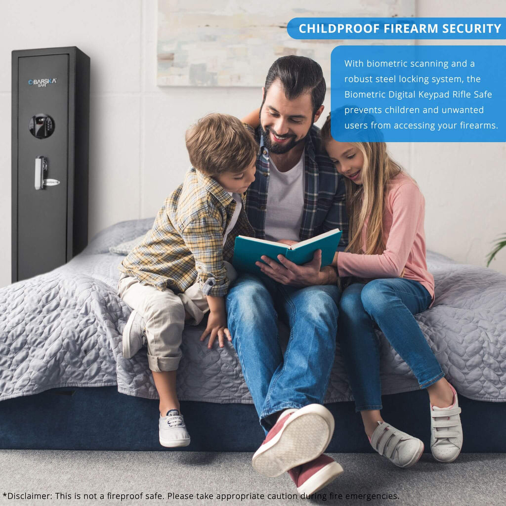 Barska 4.33 CF Heavy-Duty Rifle Gun Safe With Biometric And Digital Keypad Access (SAK80356) – SAKSBY WHOLESALE, view 8