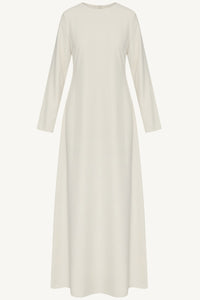 Basic Long Sleeve Maxi Dress - Stone Dresses Veiled 