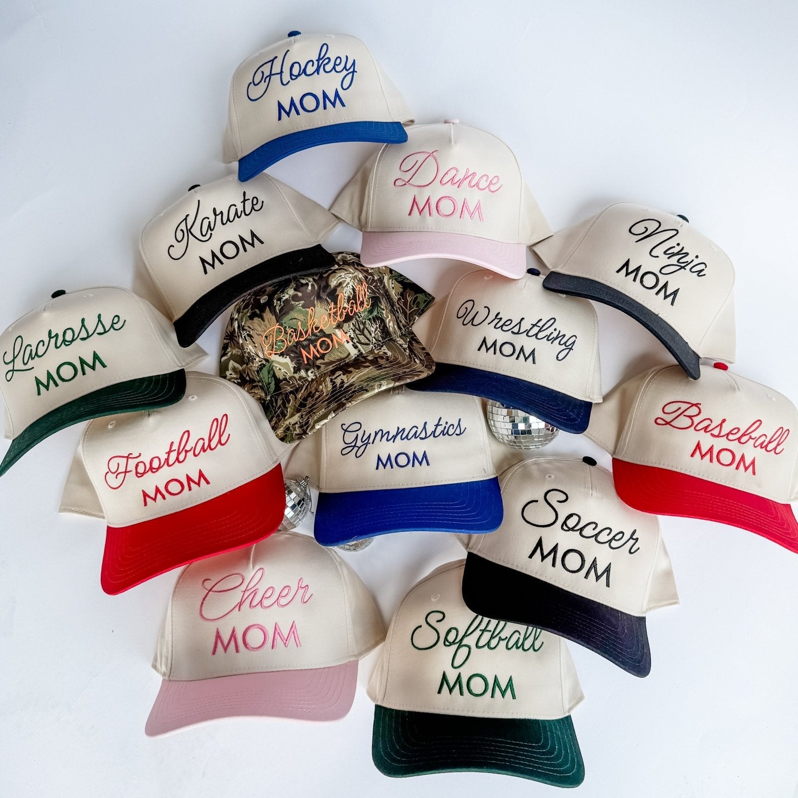 Coco & Rho Soccer Mom - Trucker Hat — detail close-up