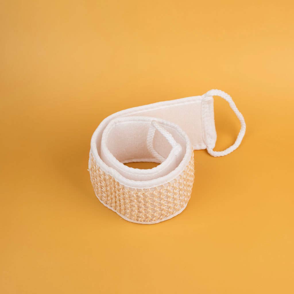 WONENA EcoFreax Bath Back Scrubber - Exfoliating Belt — construction detail