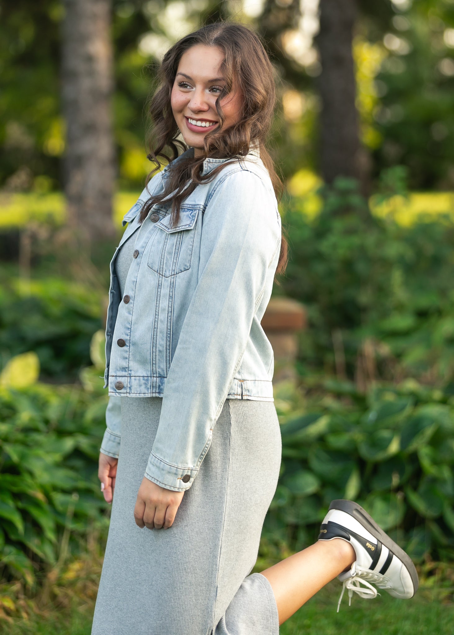 Inherit Co. Baylor Gray Ribbed T-shirt Dress — feature highlight