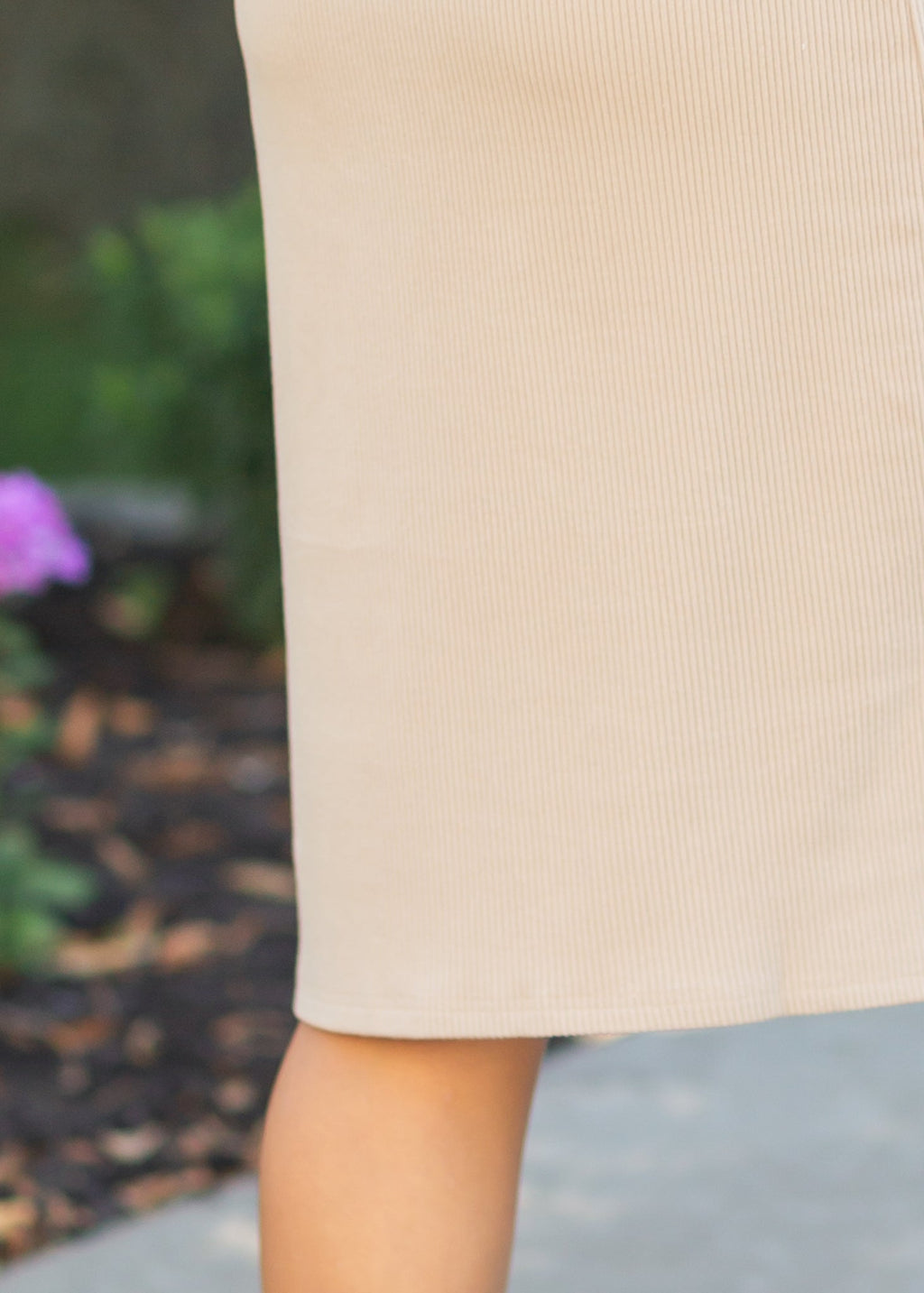 Inherit Co. Baylor Ultra Soft Ribbed T-Shirt Dress — color detail