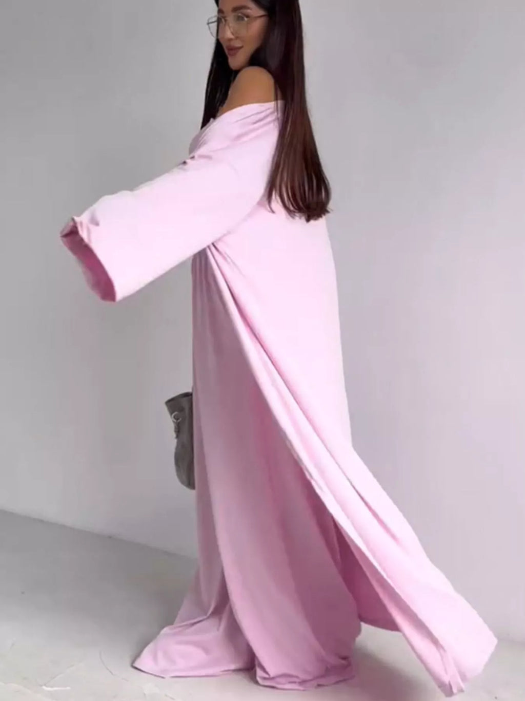 Tube Top & Cardigan & Wide Leg Pants 3-Piece Set