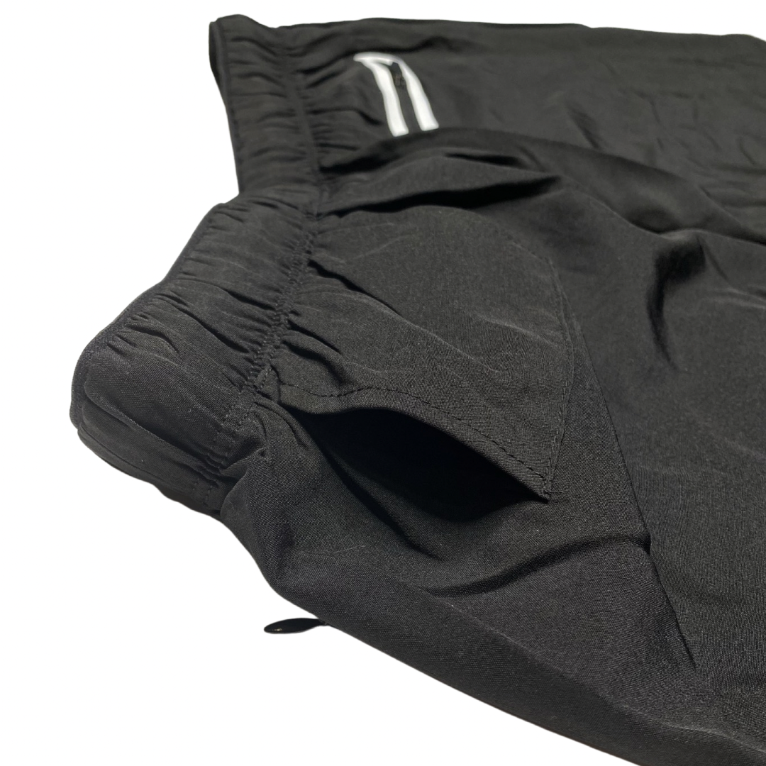 BLACKOUT BARBELL Men's Pro Short (Black) — lifestyle context