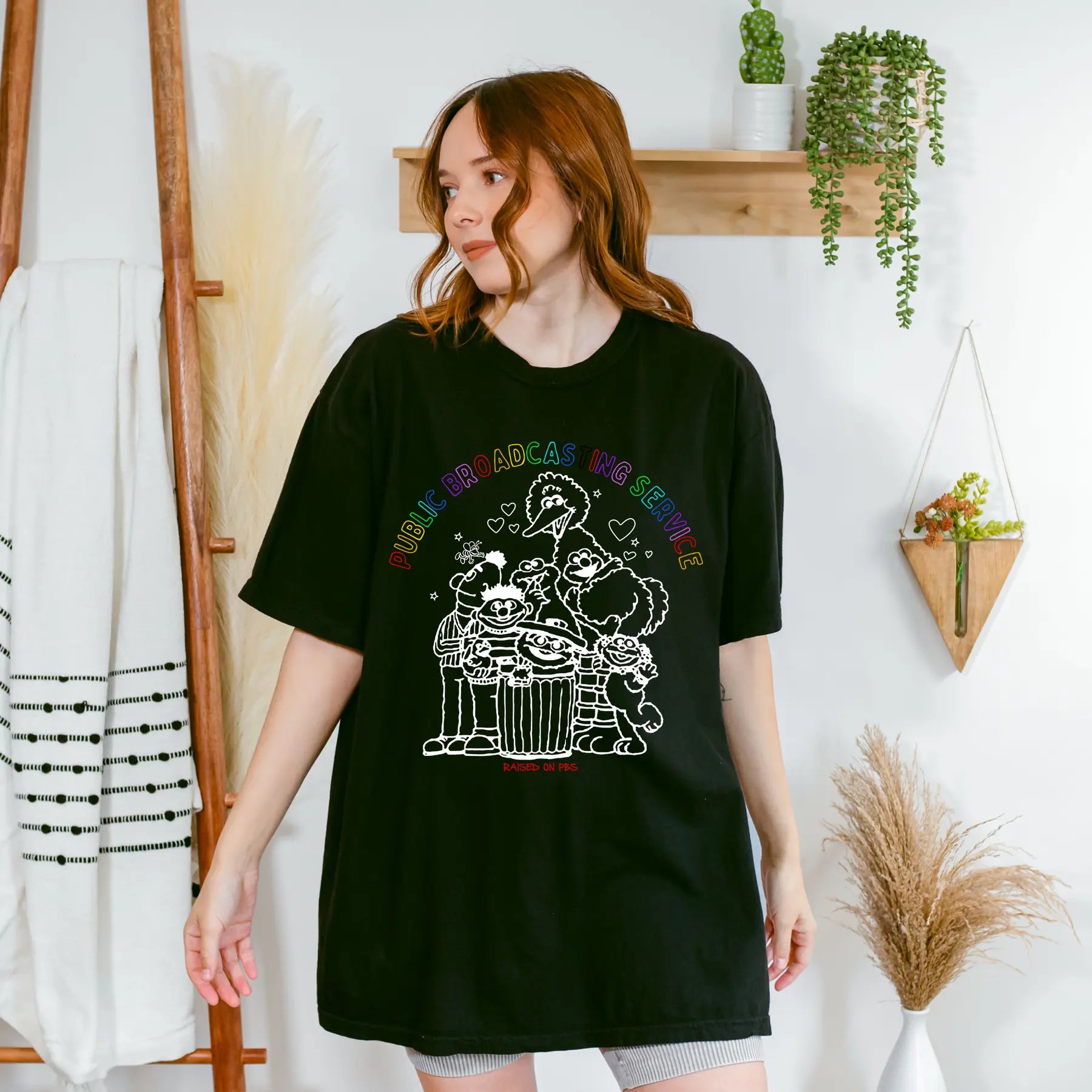 Pasimax Classic PBS Logo T-Shirt — back view