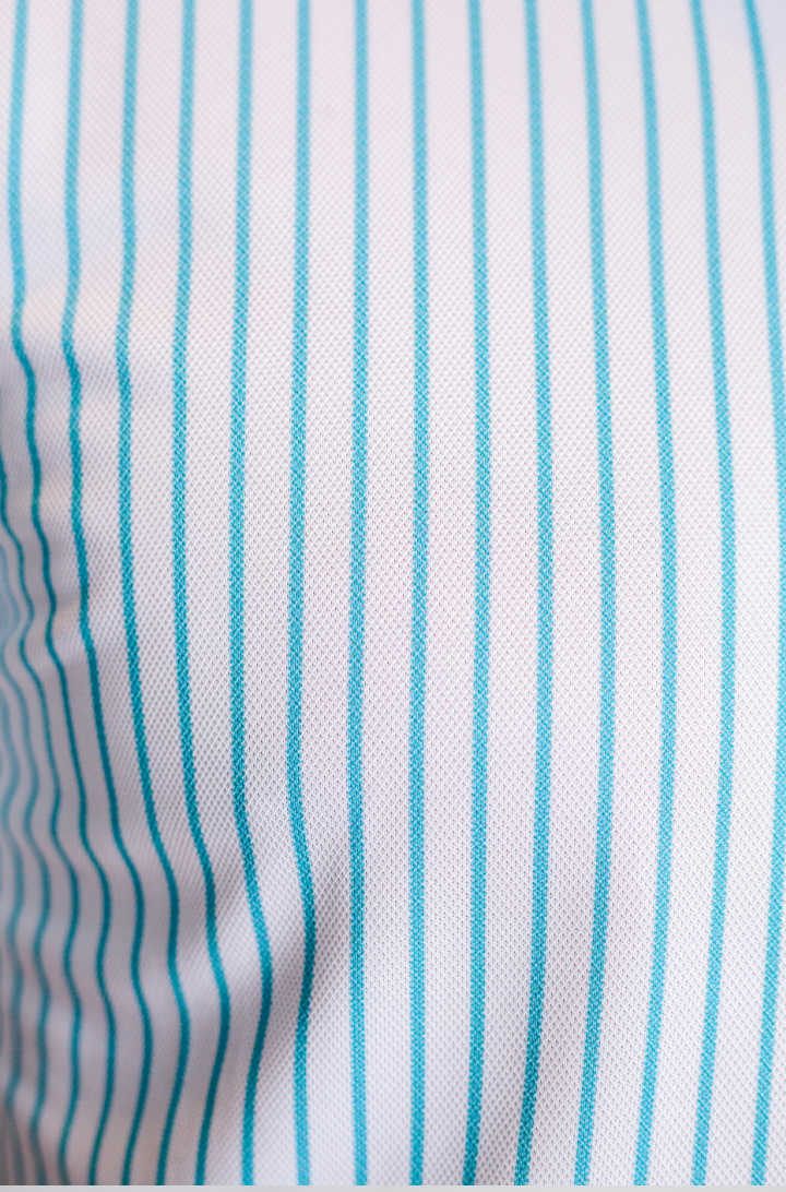 Buki Corsica Stripe Short Sleeve Tech Shirt — side view