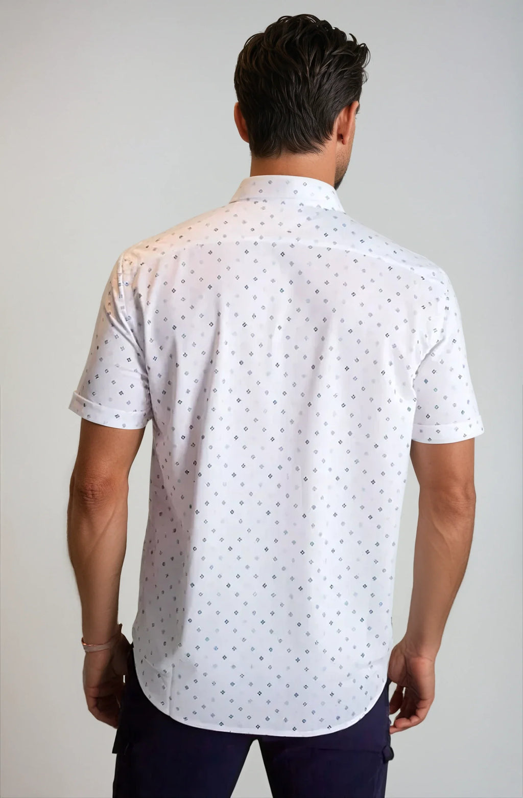 Buki Newport Ditsy Short Sleeve Tech Shirt — alternative angle