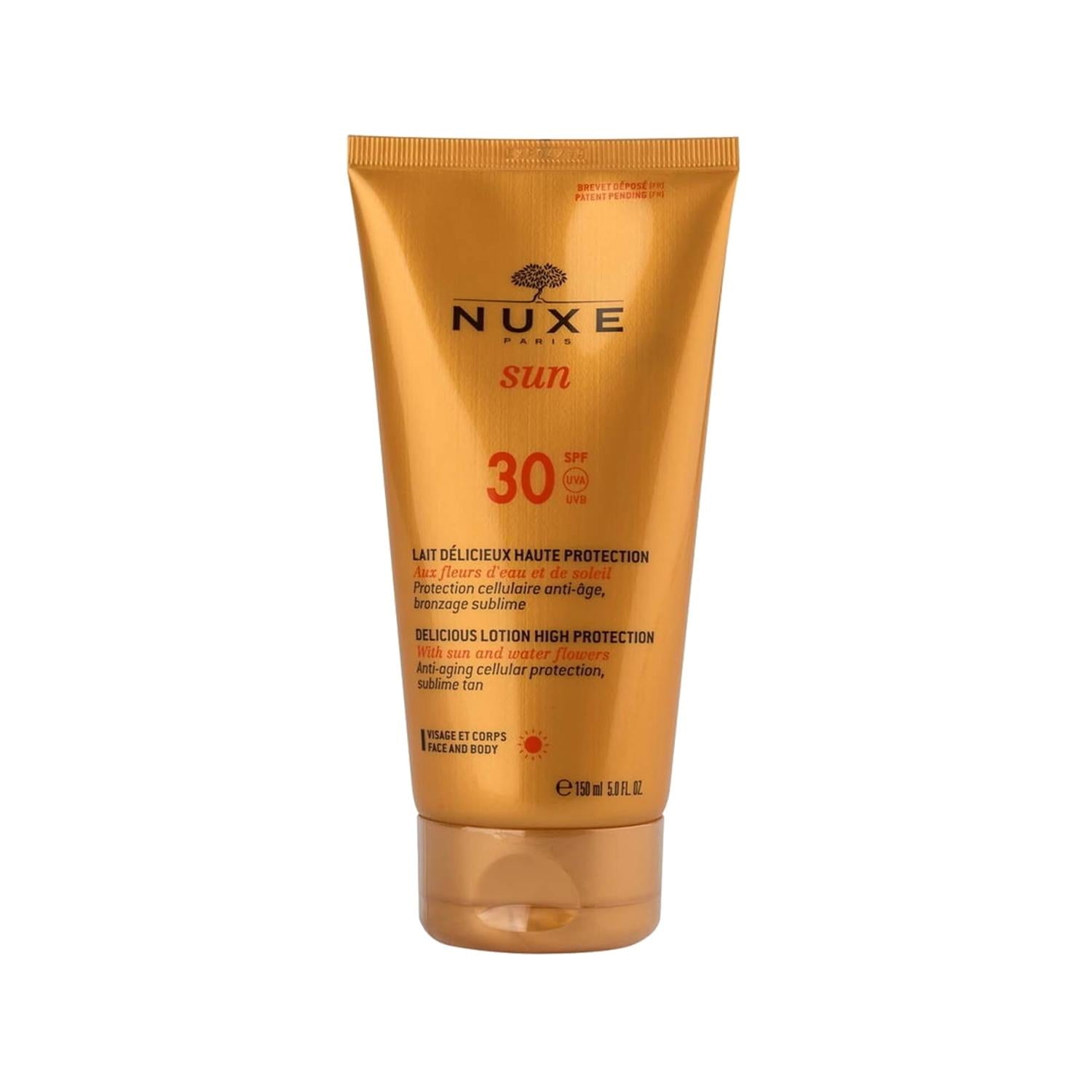 Nuxe Sun SPF30 Sunscreen Lotion for Face and Body - 150ml, UV Protection
