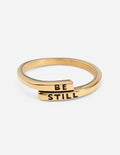 Elevated Faith Be Still Ring — main product shot