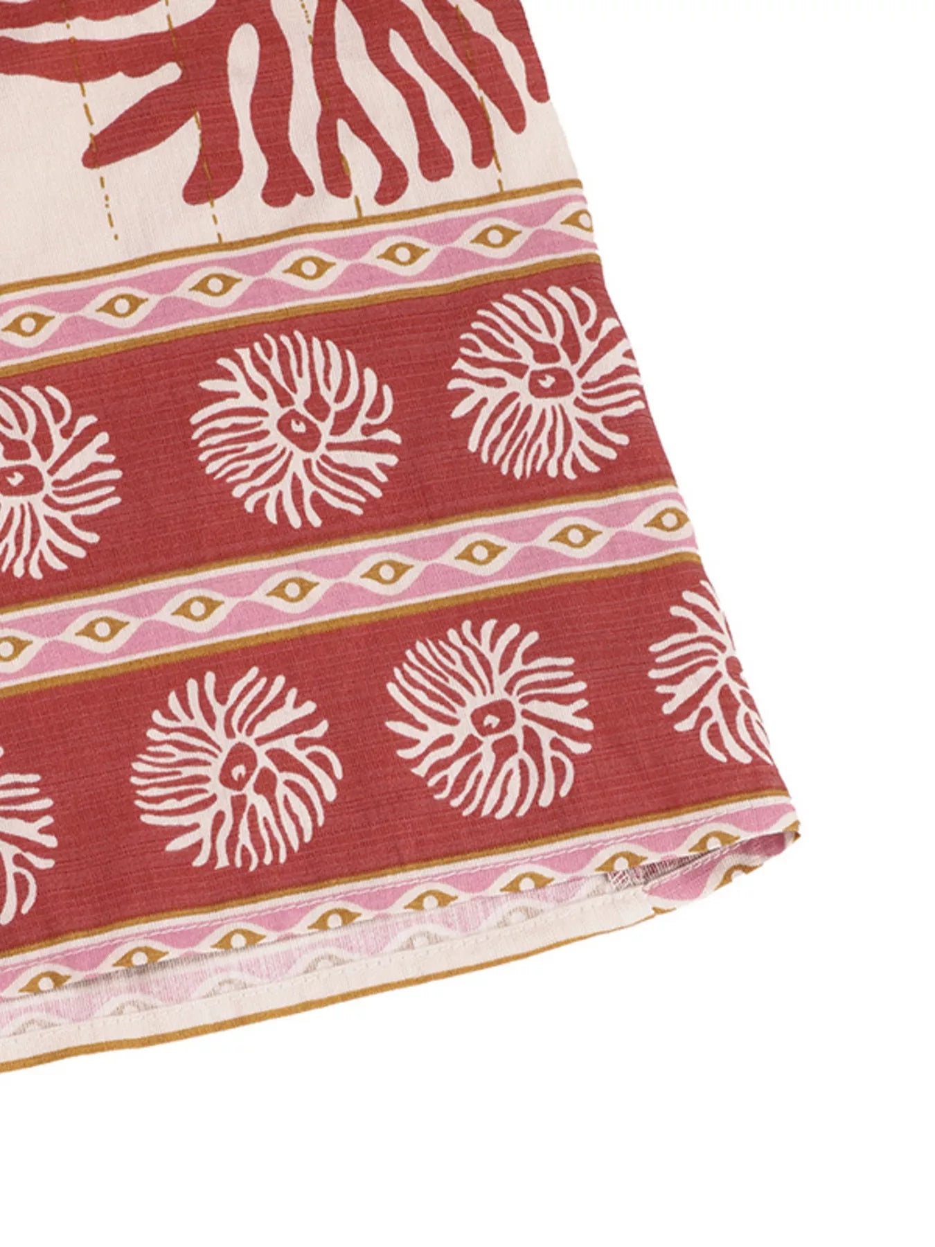 Floral Print Strapless Wide Leg Jumpsuit