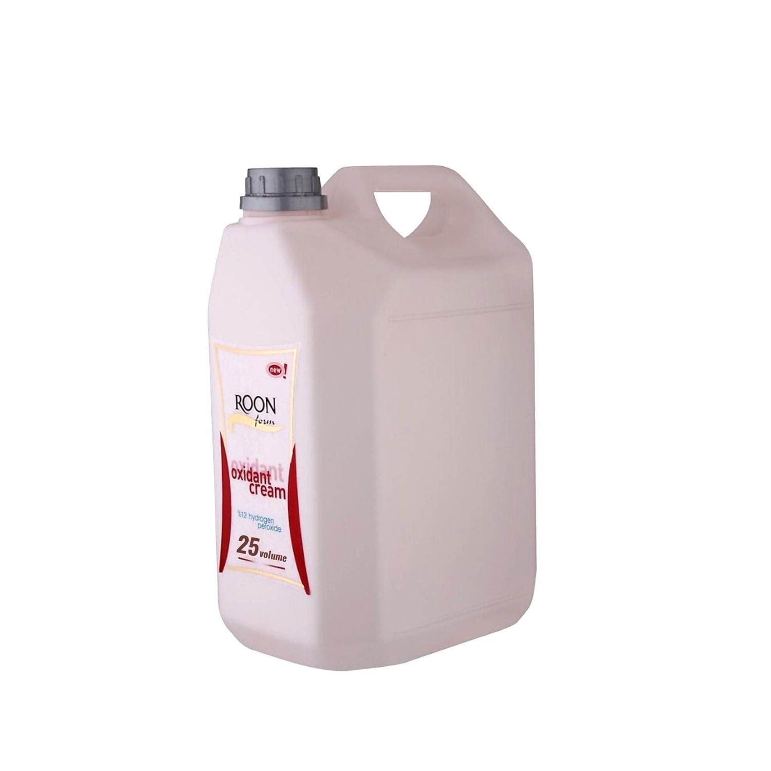 Roon Form Cream Developer 25 Volume 5000 ml - Bulk Hair Care for Coloring & Bleaching