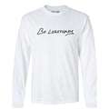 Bigger Than Basketball Be Legendary - Long Sleeve - White — main product shot