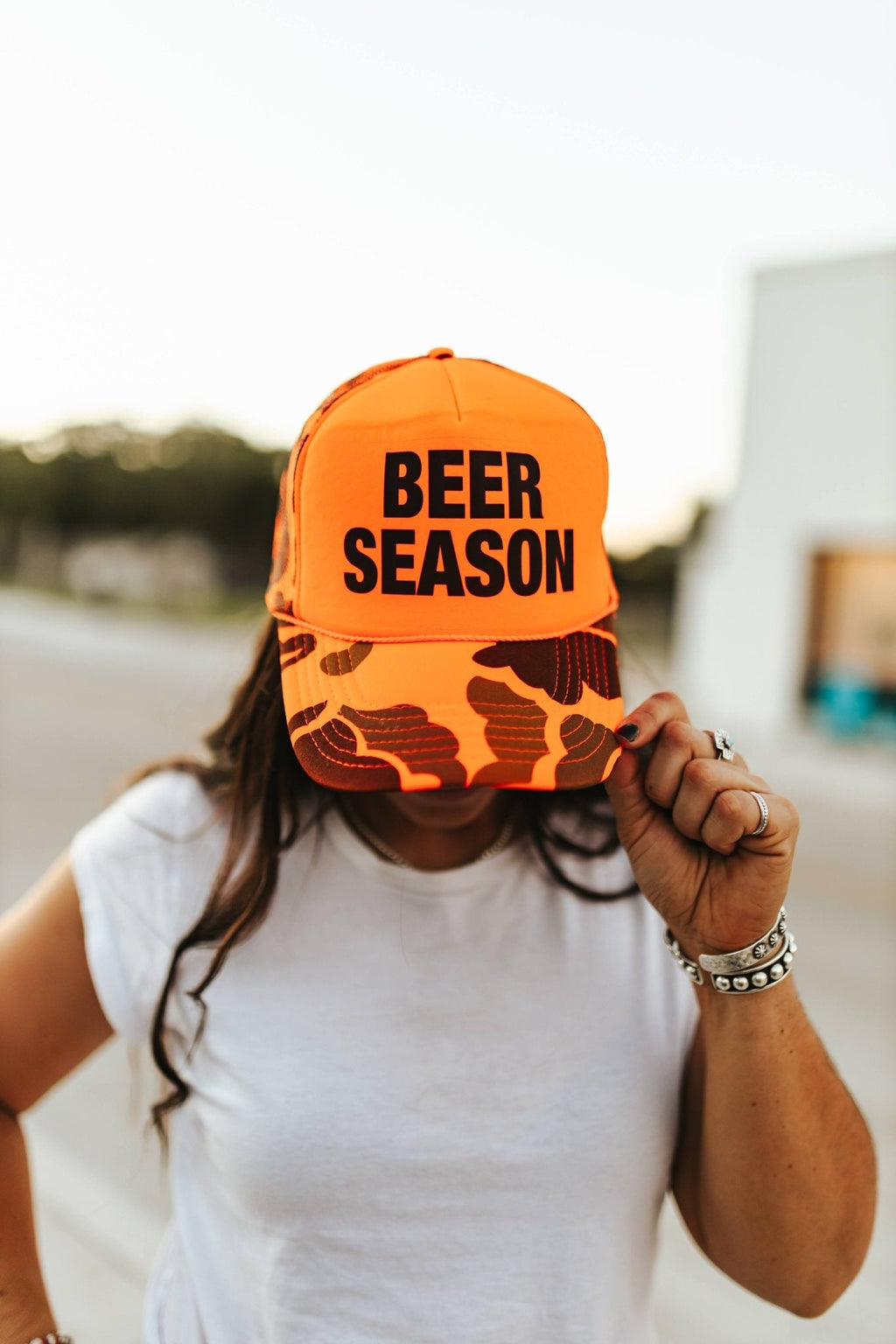 Wild Junkie Beer Season Trucker Hat — main product shot