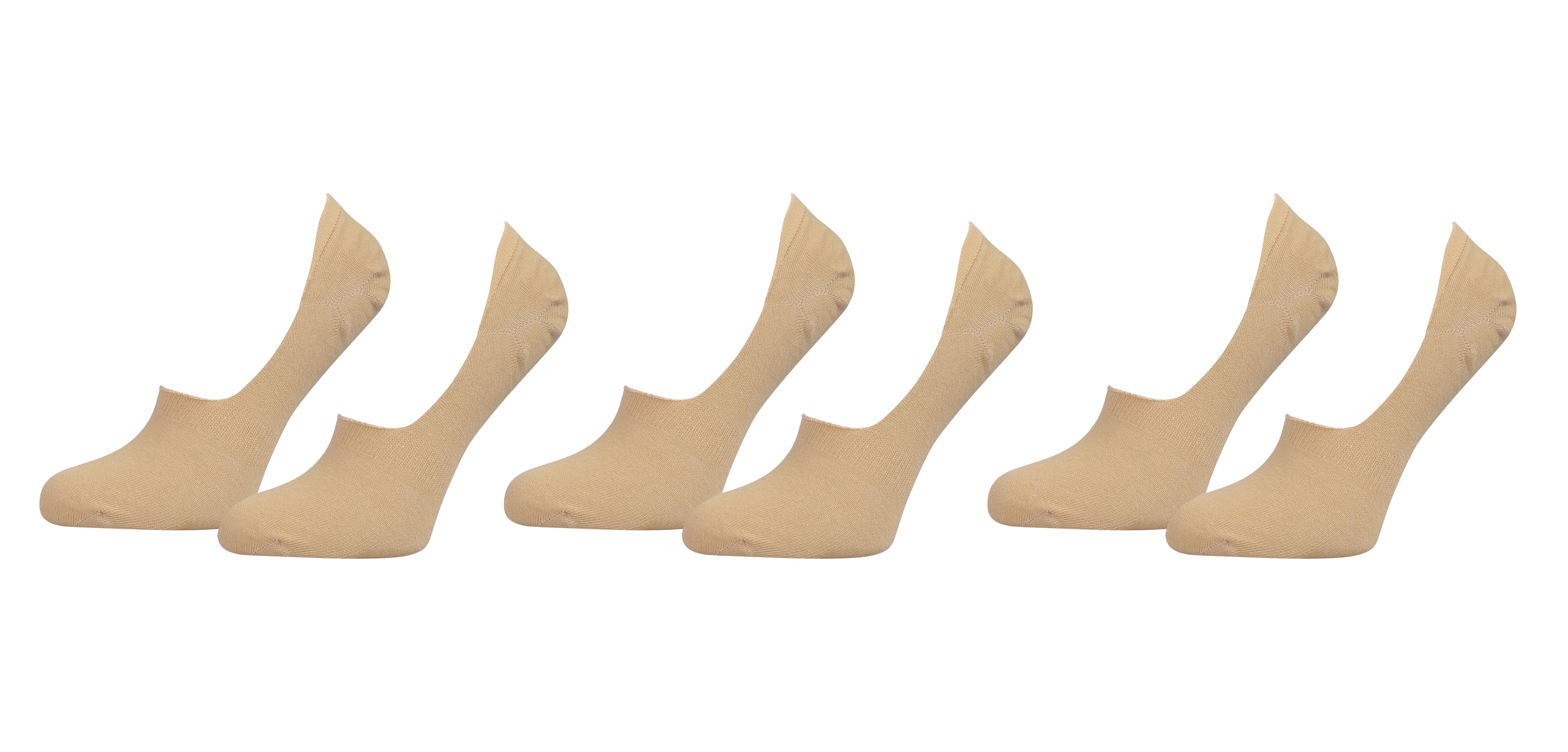 tittimitti tittimitti® Women’s 98% Organic Cotton No-Show Socks 3-Pack – Breathable Non-Slip Invisible Socks — detail close-u