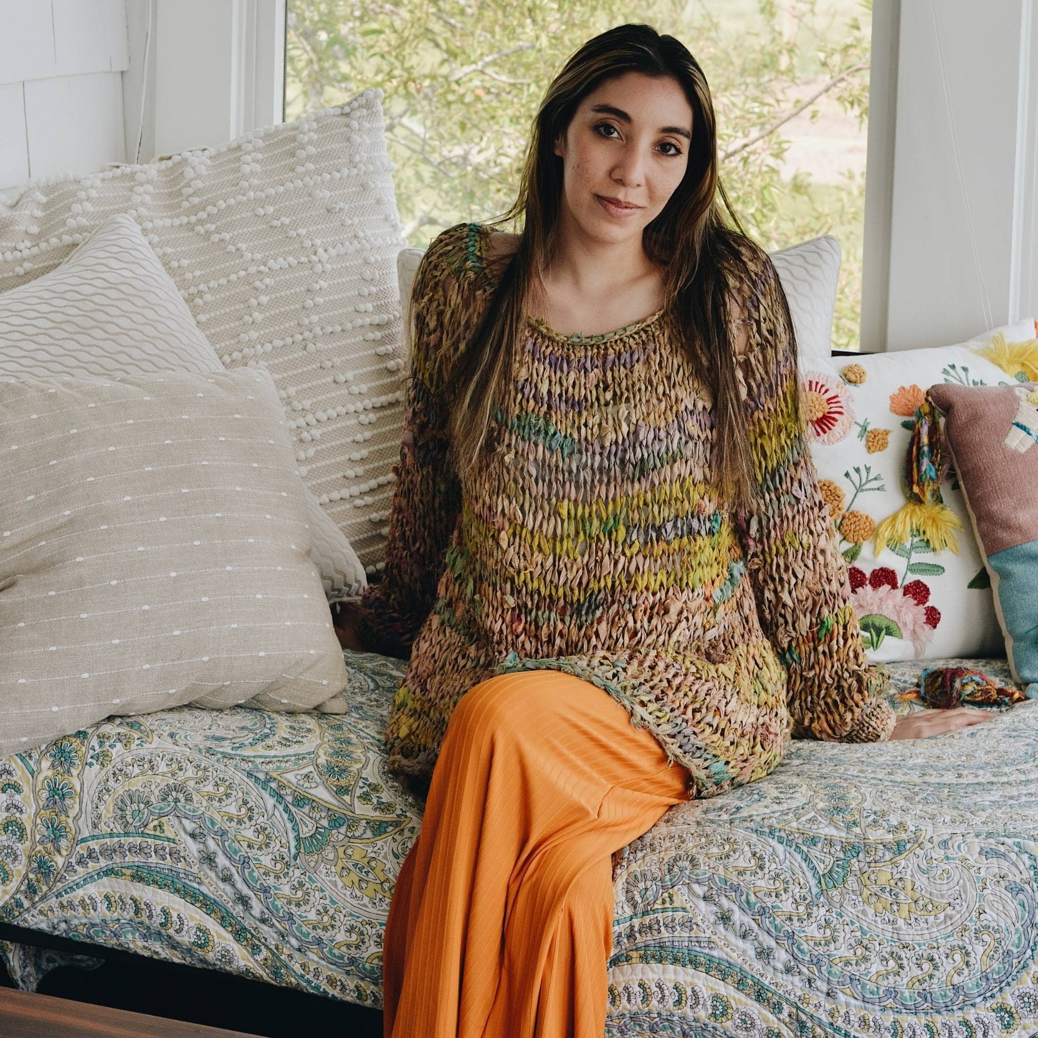 Darn Good Yarn Best Sweater Ever Kit — construction detail