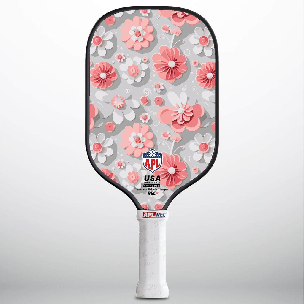 APL - Flowers | 16mm Carbon Fiber | Best Pickleball Paddles | American Pickleball League
