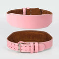 Pink Power Women's Weightlifting Belt for Strength and Safety