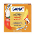 Isana Solid Shampoo Bar: Coconut Mango Scent, Organic & Plastic-Free - Sustainable Hair Care for Shine, Volume & Tropical Freshness