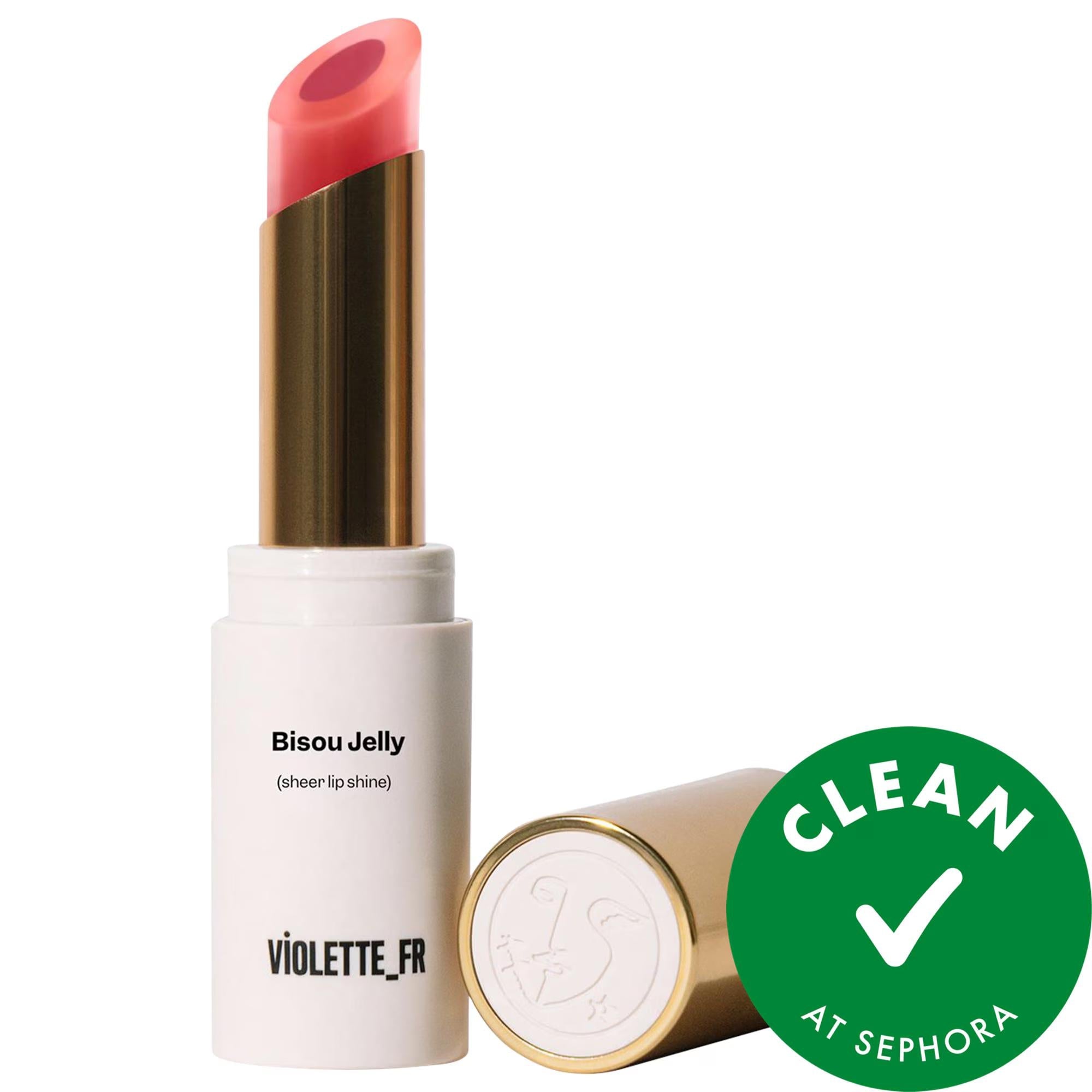 BISOU JELLY Sheer Shine Hydrating Lipstick - Vegan, Cruelty-Free, Hydrating Lip Care