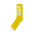 Cult Big Logo Socks - Gold by Skates USA