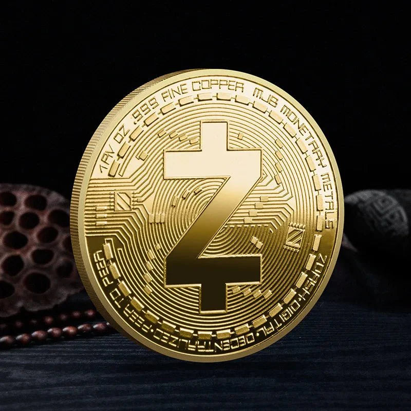 Bitcoin BTC ETH ADA XLM SHIB DOGE XRP SOL DOT LINK LTC UNI Coin Physical Metal Crypto Currency Coin Collection with Plastic Case
