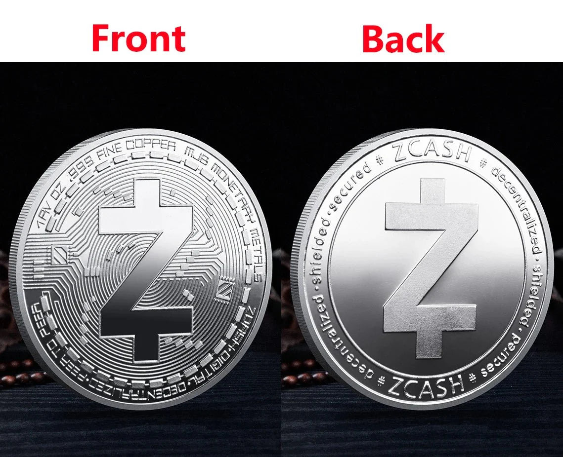 Bitcoin BTC ETH ADA XLM SHIB DOGE XRP SOL DOT LINK LTC UNI Coin Physical Metal Crypto Currency Coin Collection with Plastic Case