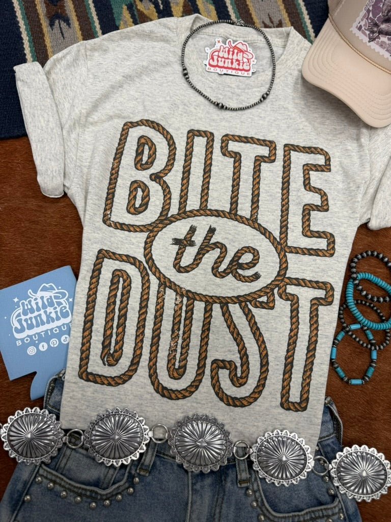 Wild Junkie Bite The Dust Twisted Rope Graphic Tee — graphic tees category context