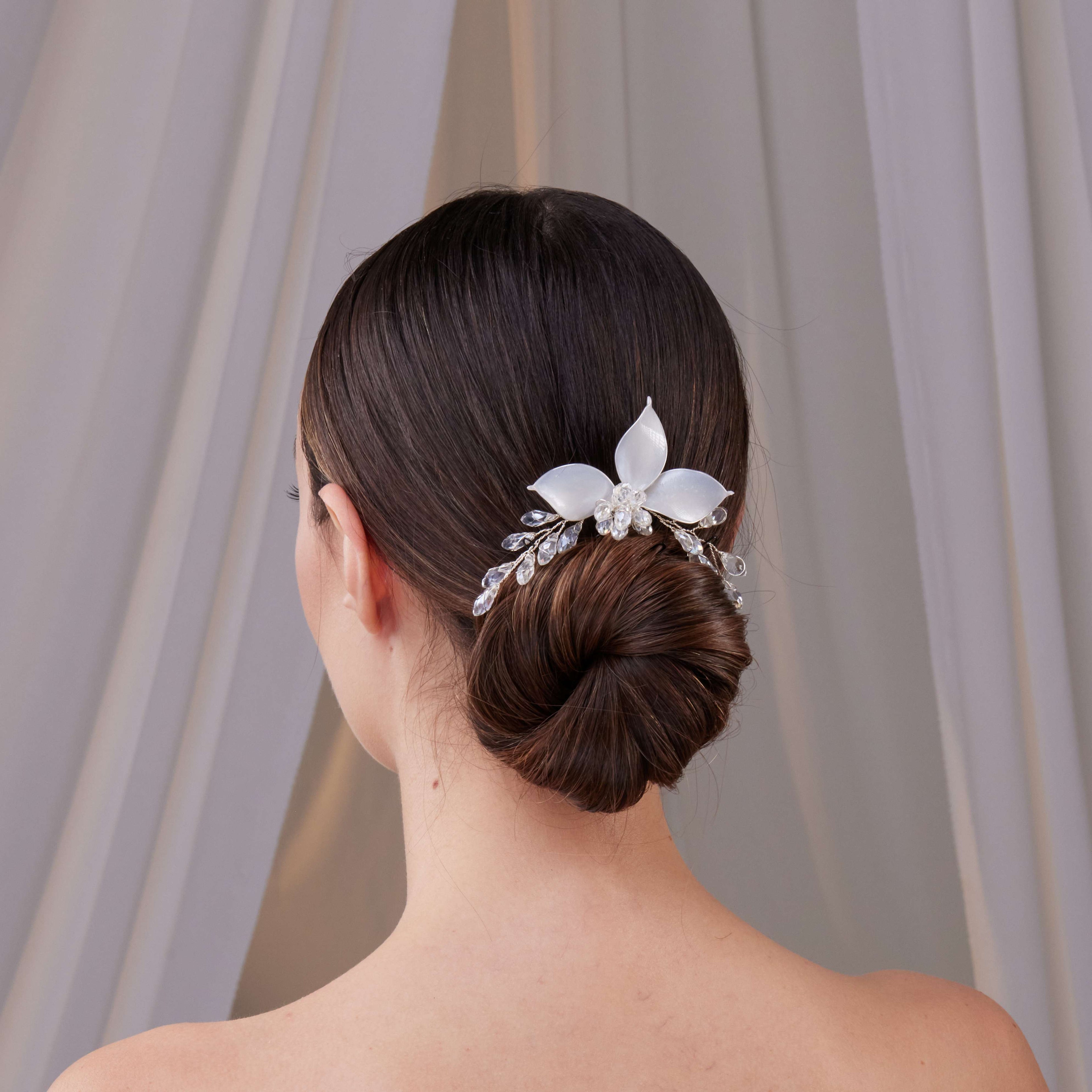 Flower Wedding Hair Comb – Bridal Port