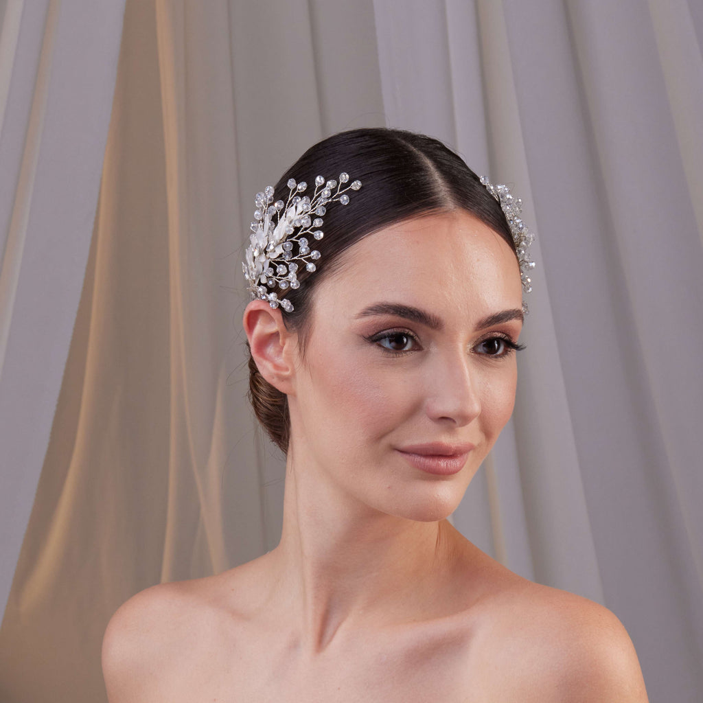 Two-Piece Hair Vine Set – Bridal Port, view 3