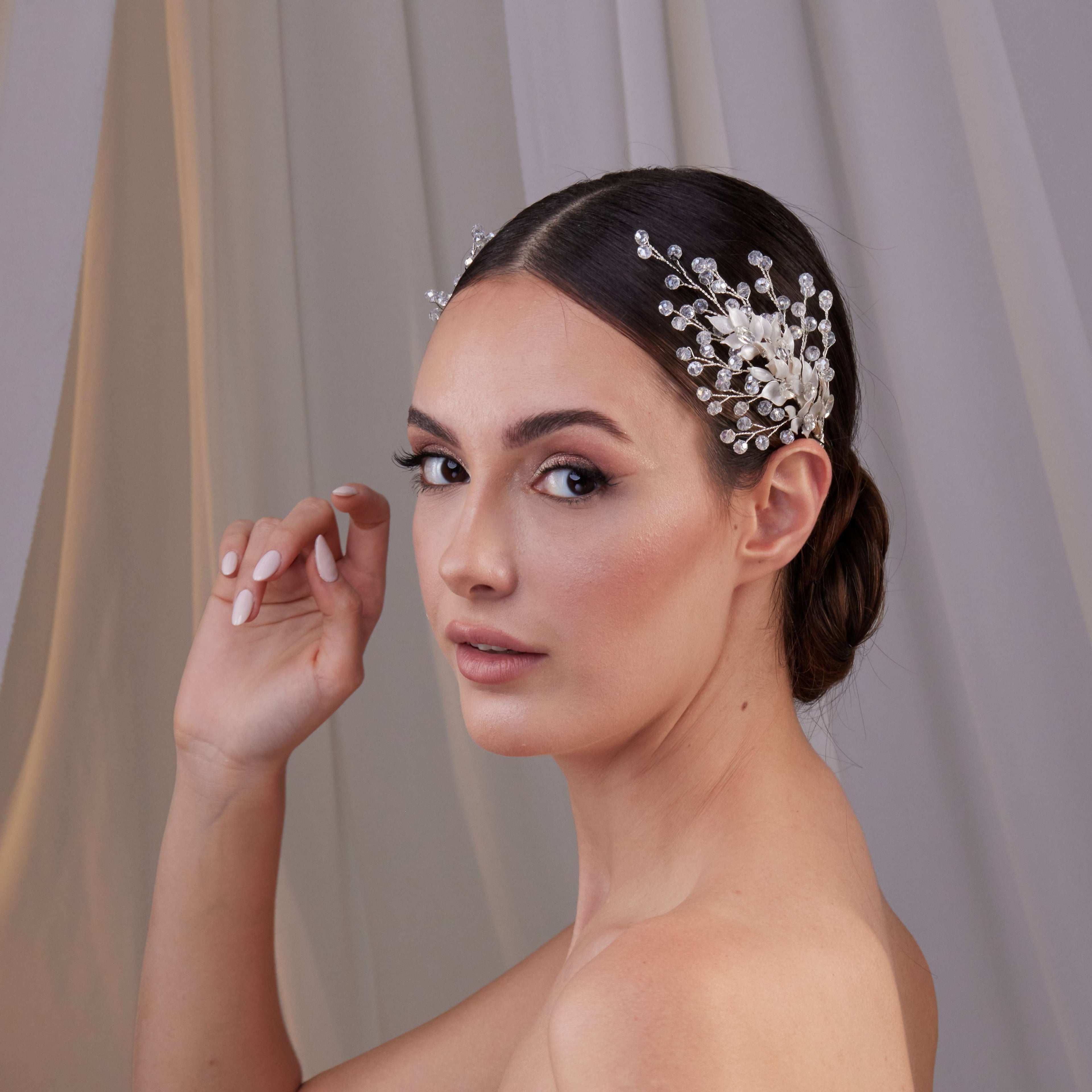 Two-Piece Hair Vine Set – Bridal Port, view 7