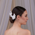 Two-Piece Resin Flower Hair Pin Set – Bridal Port