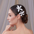 Two-Piece Resin Flower Hair Pin Set – Bridal Port