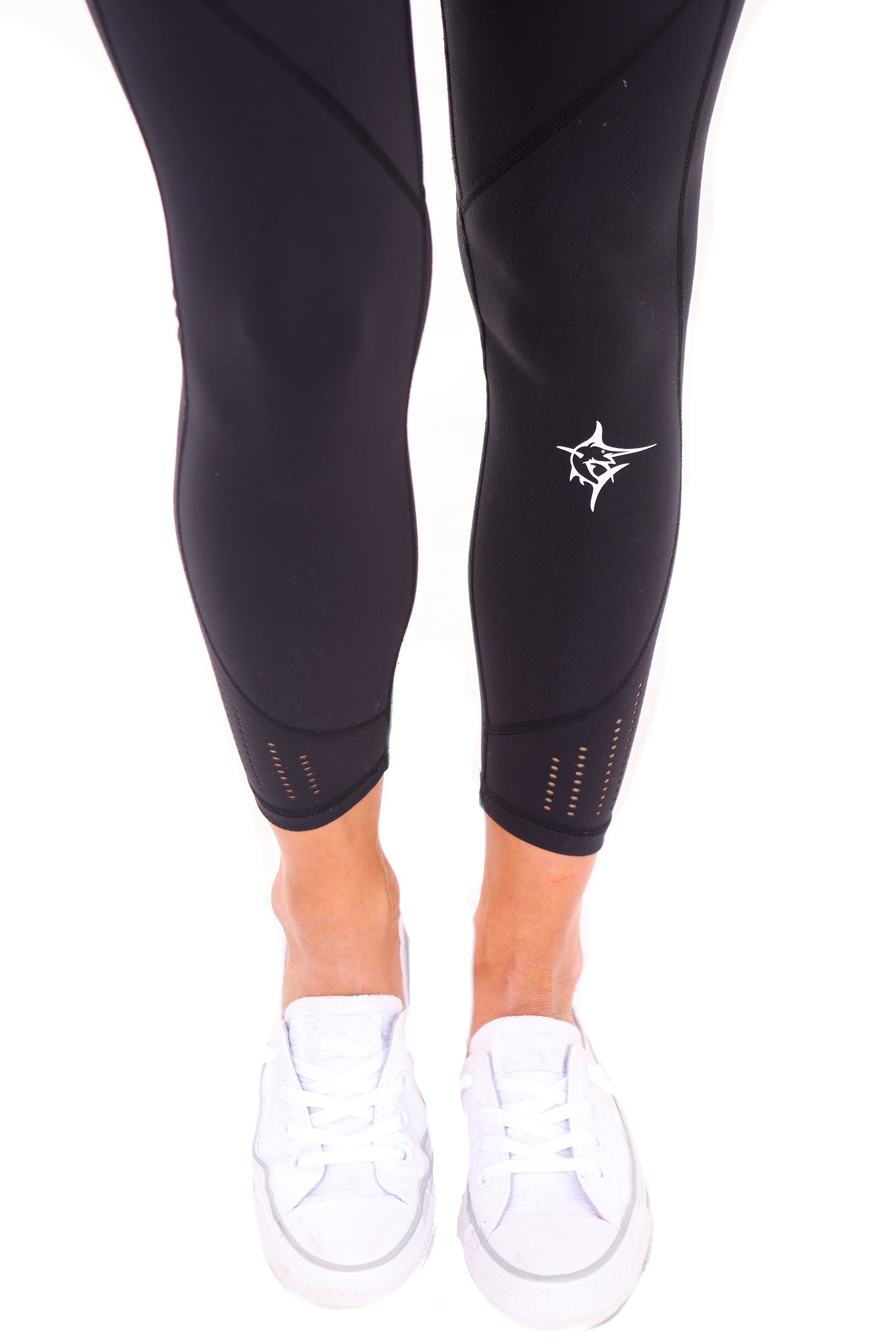 HydroFlex Cut Out Leggings – White Water Life, view 3