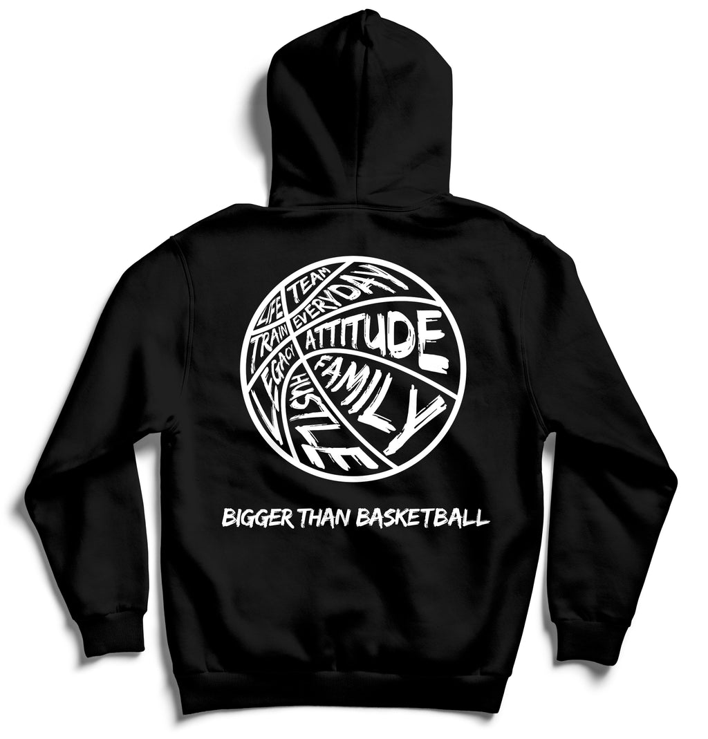 Bigger Than Basketball Bigger Than Basketball - Hoodie - Black — main product shot