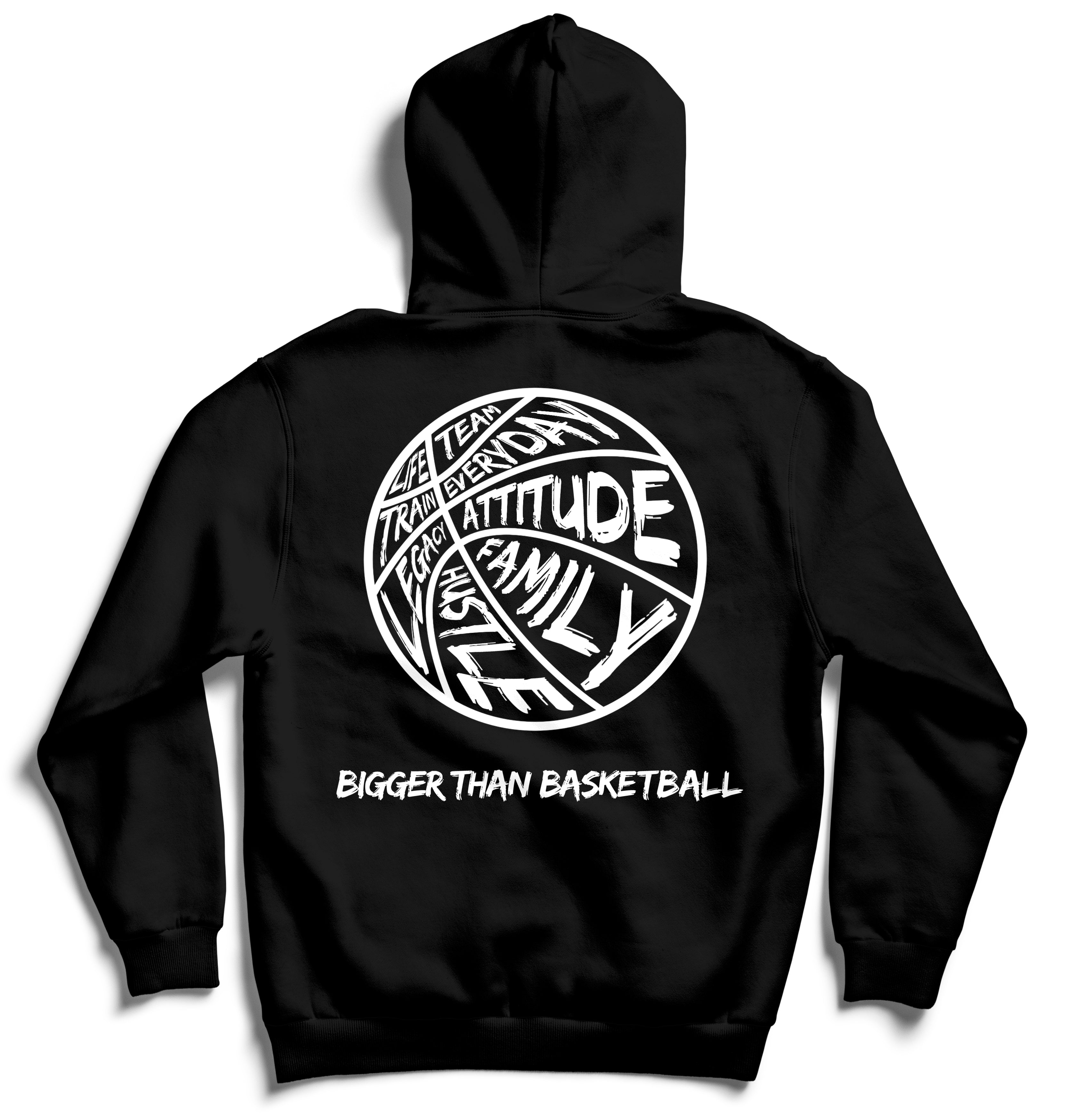 Bigger Than Basketball Bigger Than Basketball - Hoodie - Black — main product shot