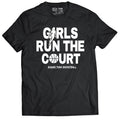Bigger Than Basketball Girls Run The Court - T-Shirt - Black — main product shot
