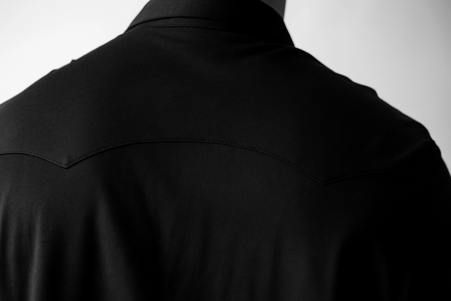 Buki Buki’s Cinqo Western Tech Shirt - Black — lifestyle context