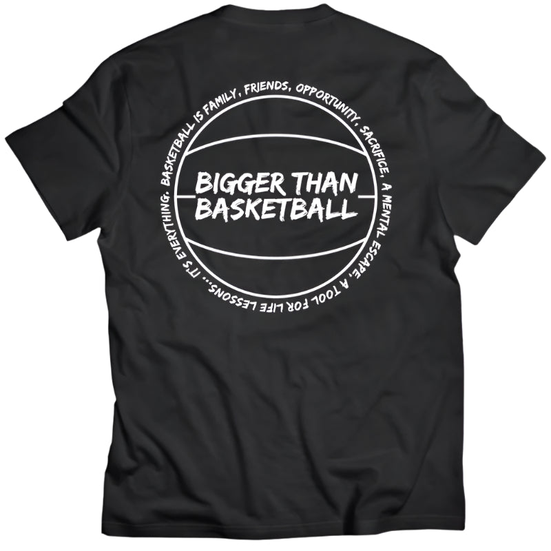 Bigger Than Basketball Beyond Basketball - T-Shirt - Black — main product shot