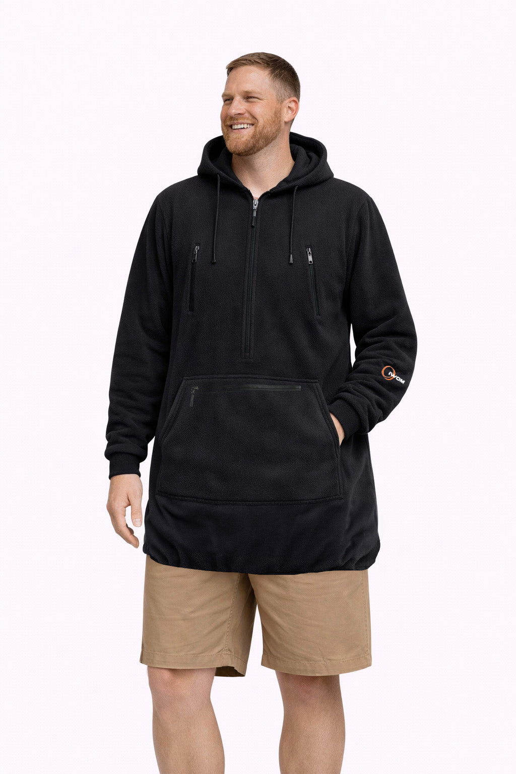 IWOM Convertible Fleece Hoodie – IWOM Outerwear, view 3