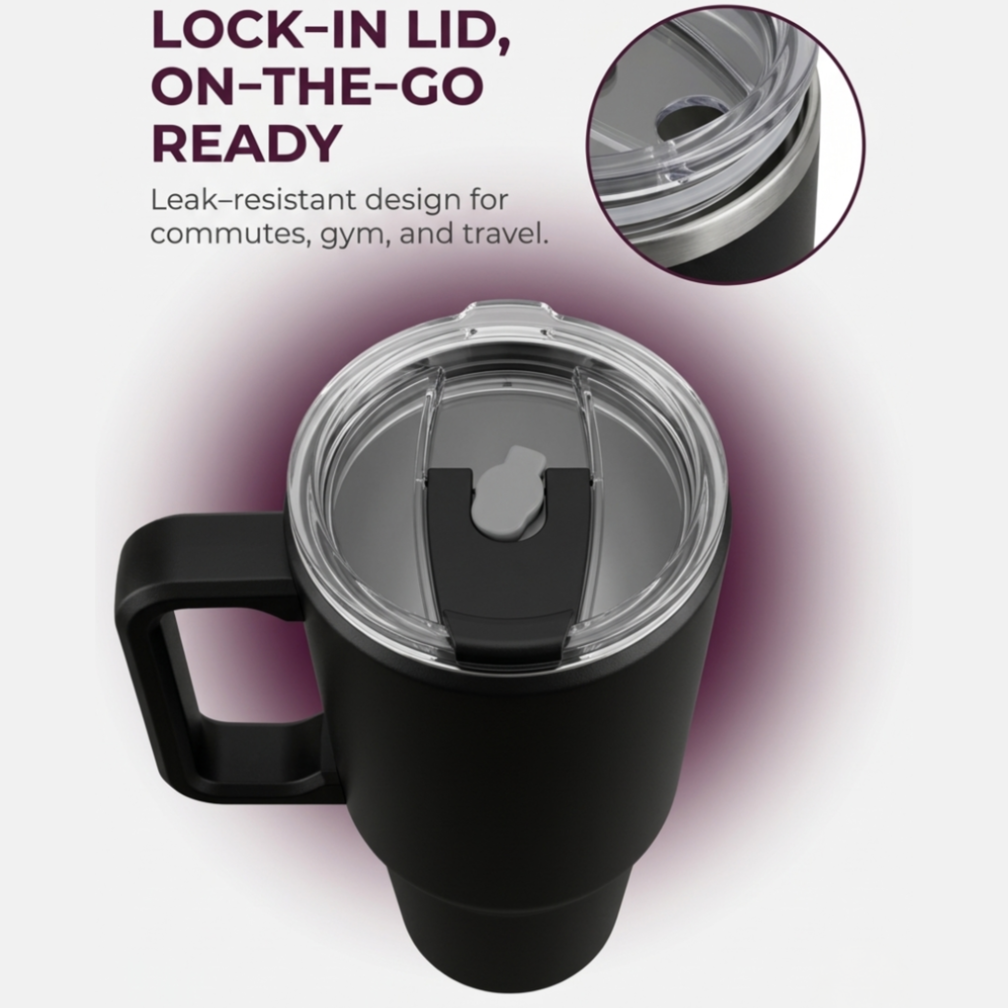 Steel (21oz) 180W Insulated Portable Blender (NEW) – BLENDi, view 7