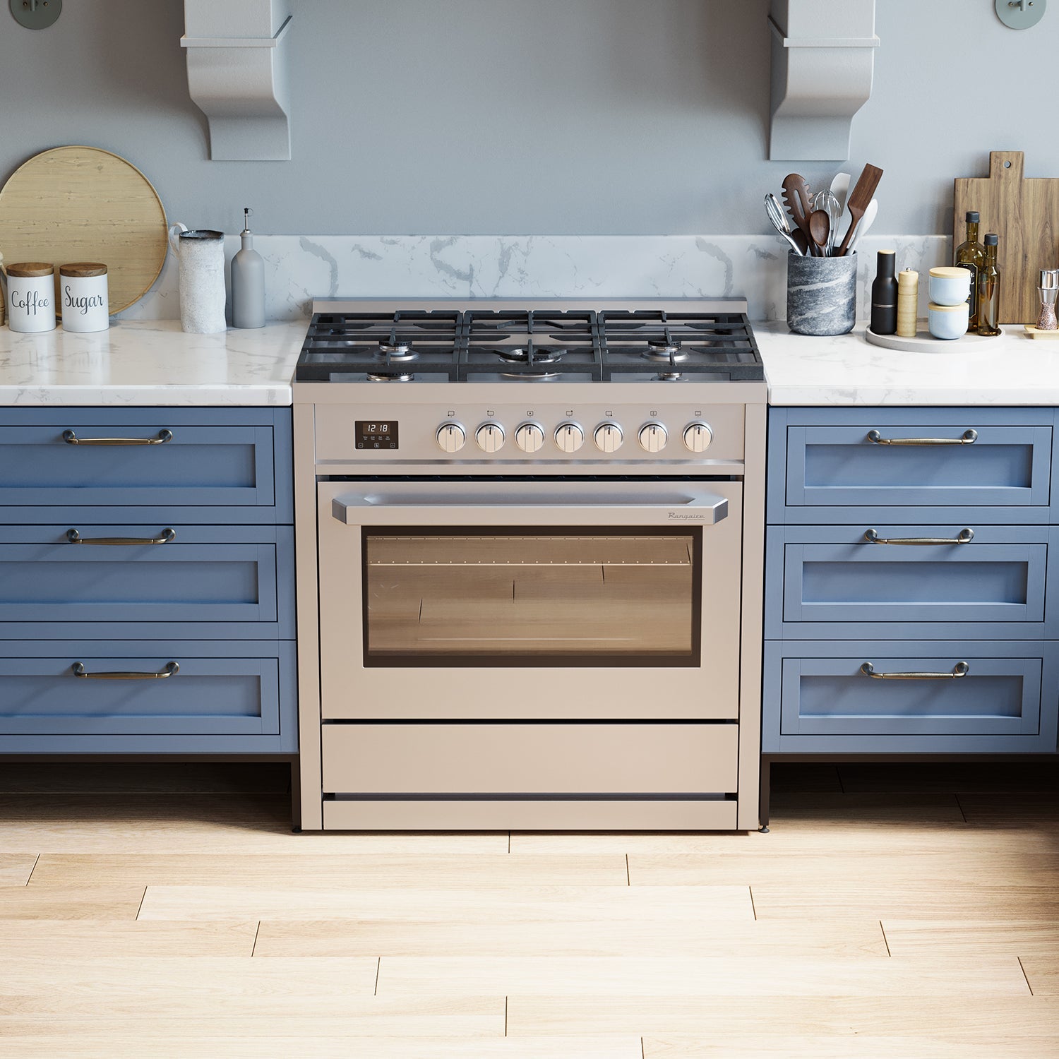 Rangaire 36" Gas Range Convection Oven Freestanding Stainless Steel RRG361TS – Rangaire Appliances, view 9