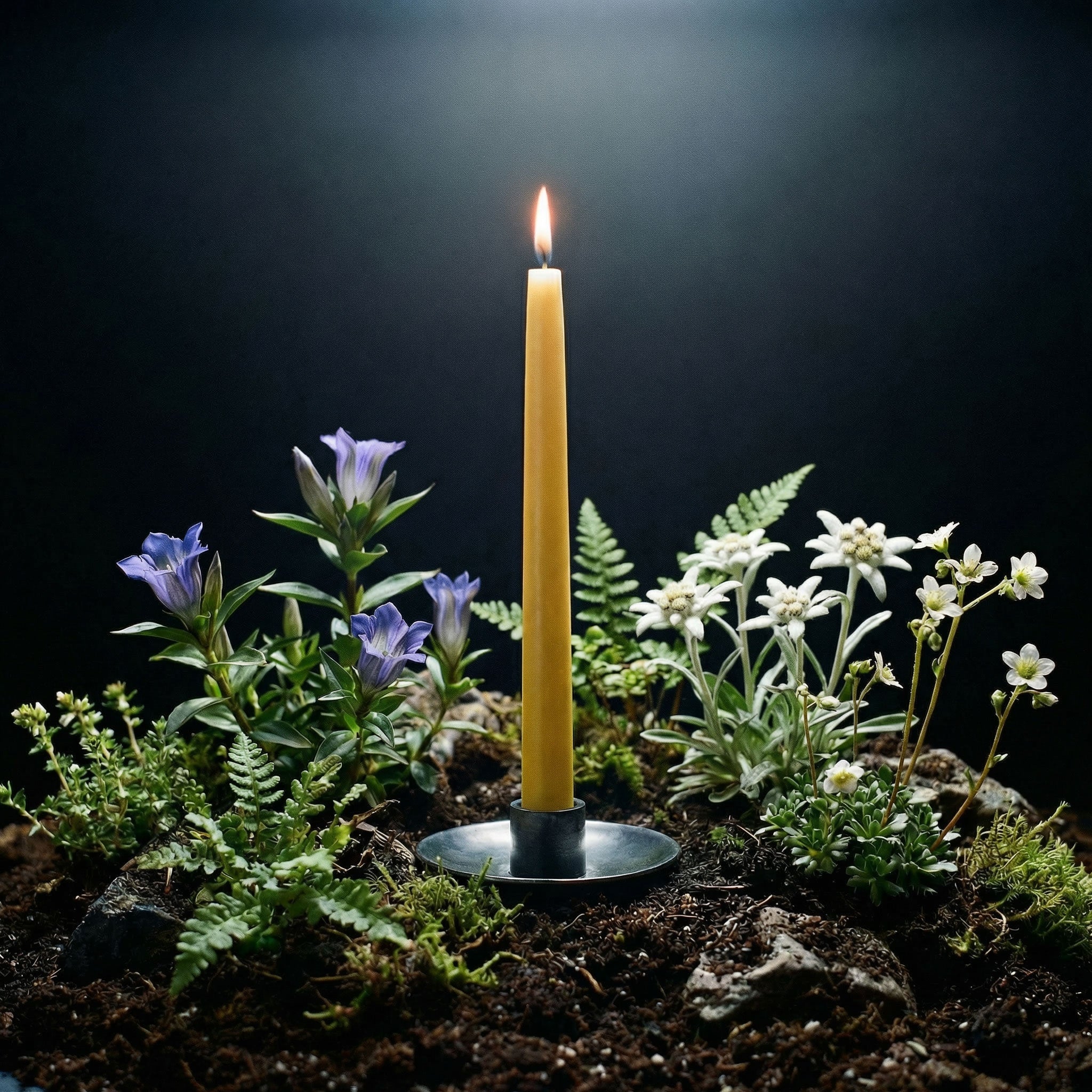 Hand-Dipped Beeswax Taper Candles - Bulk 4-Pair Bundle