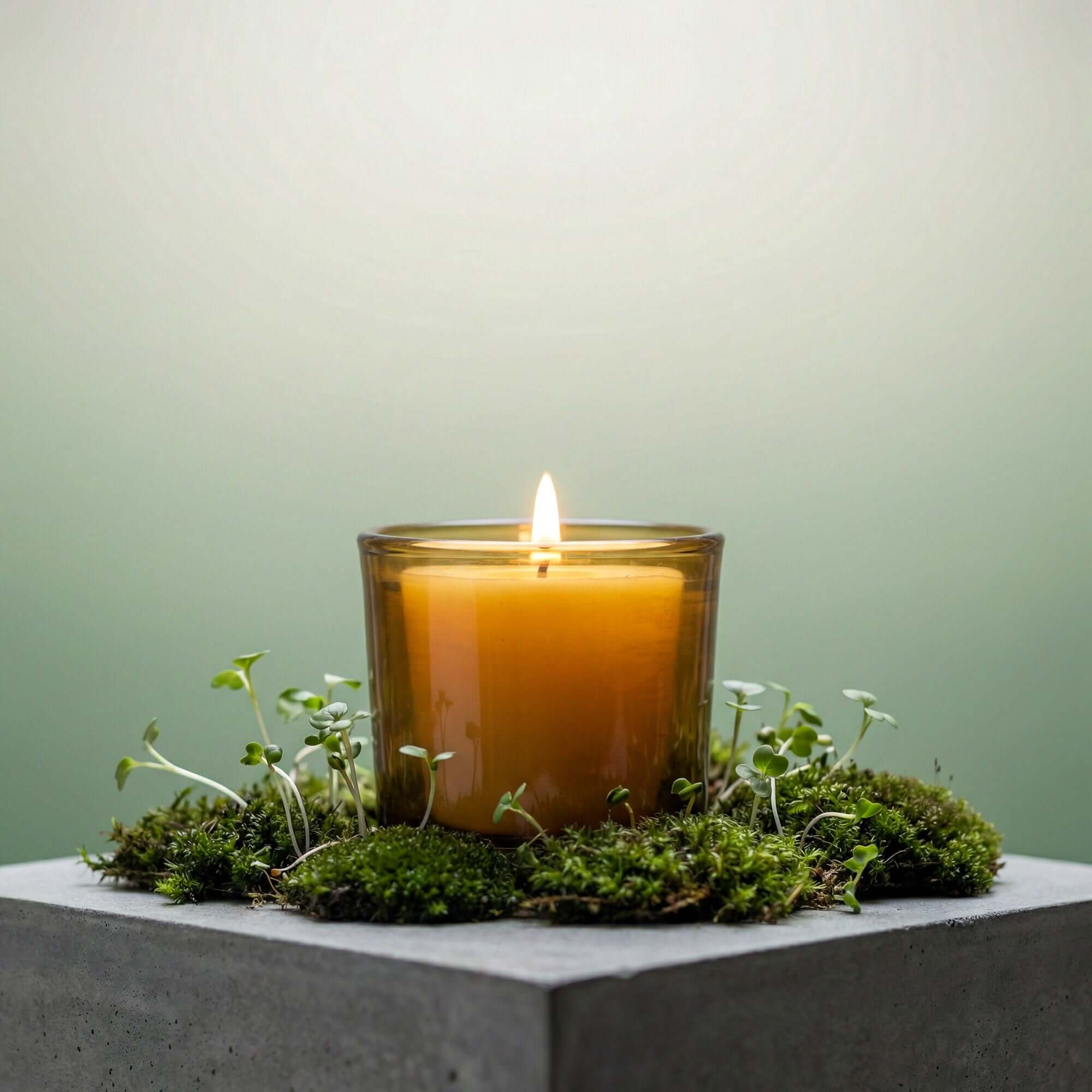 Bluecorn Candles Pure Beeswax Votive Candles — lifestyle context